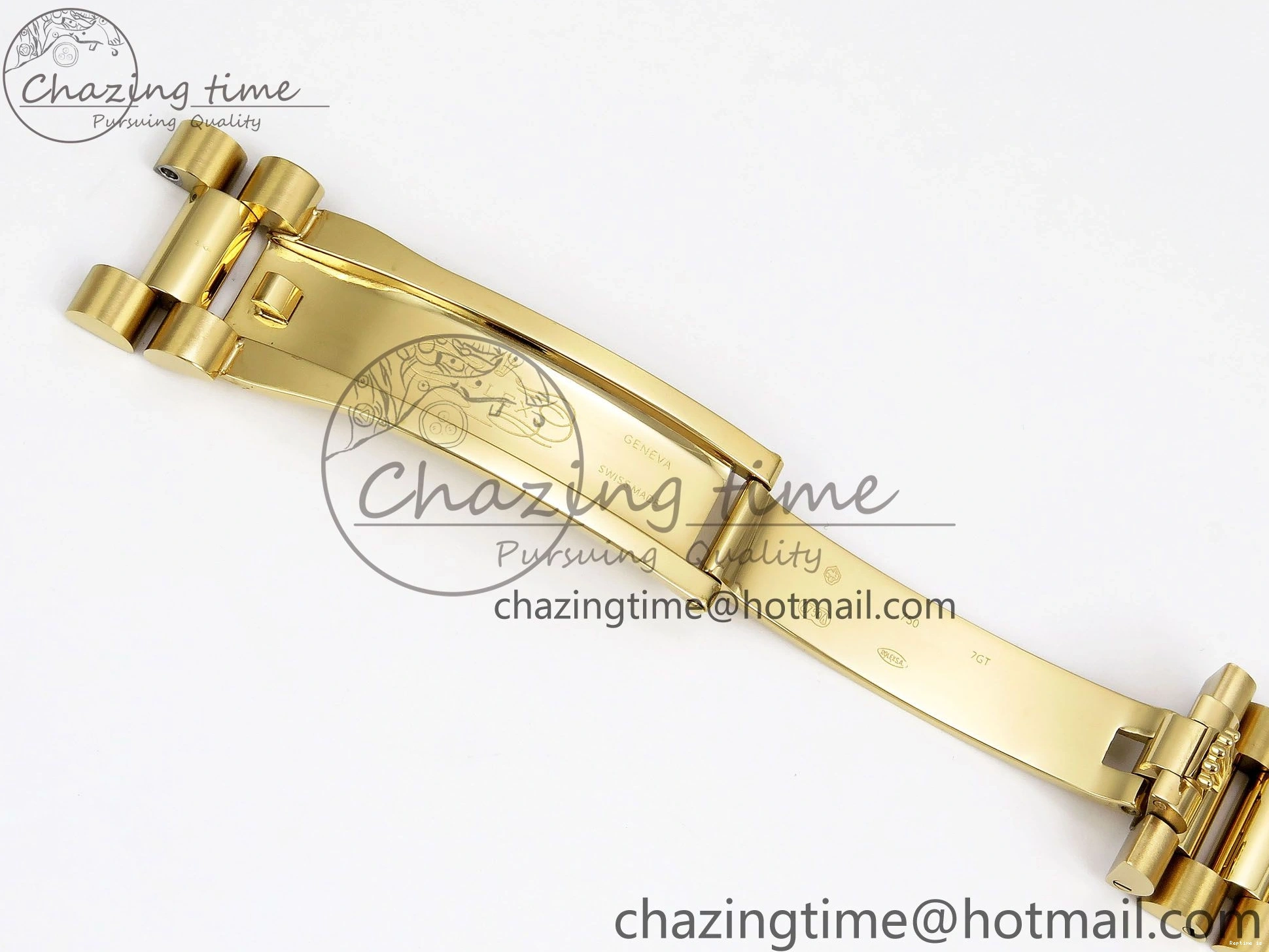 1224 Day Date 40 YG JDF 904L Steel White Stick Dial on President Bracelet VR3255 V3 (Gain Weight) Colorful 1373